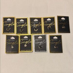 ICING Gold and Silver Single Earrings Bundle